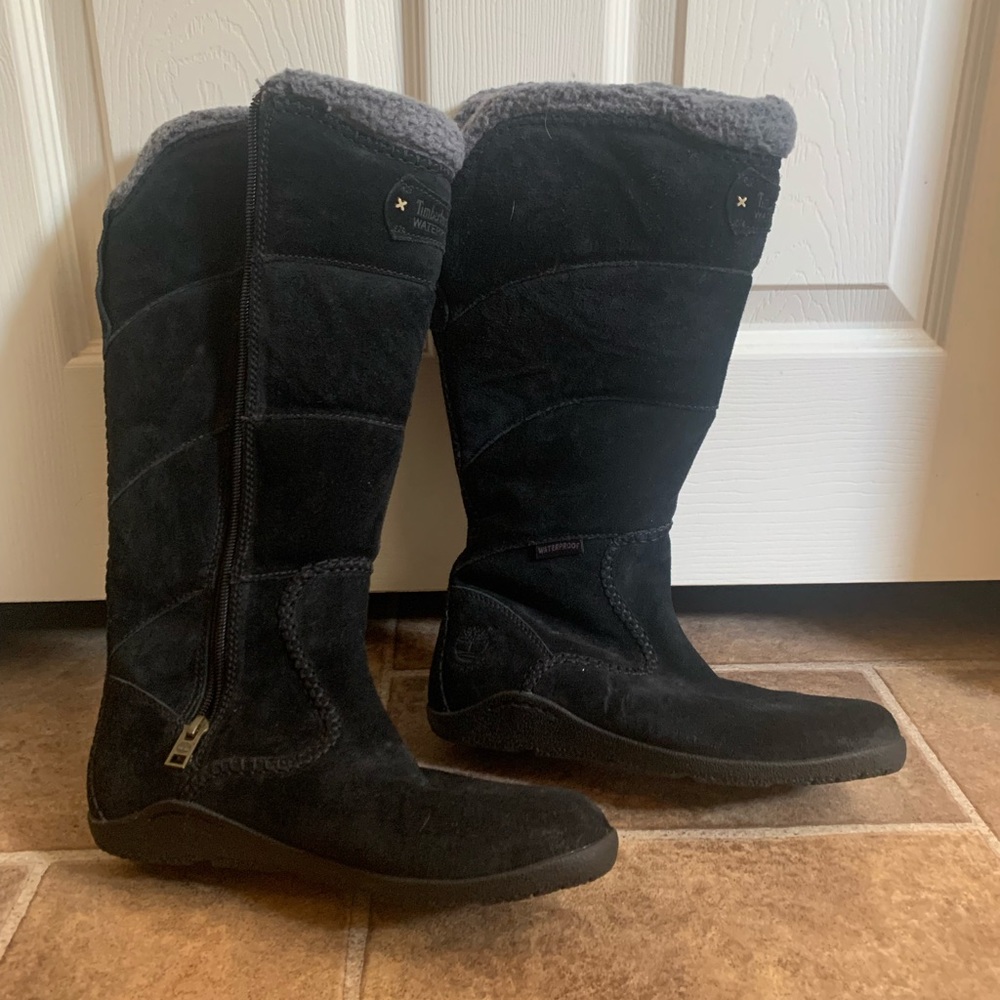 Timberland black waterproof boots